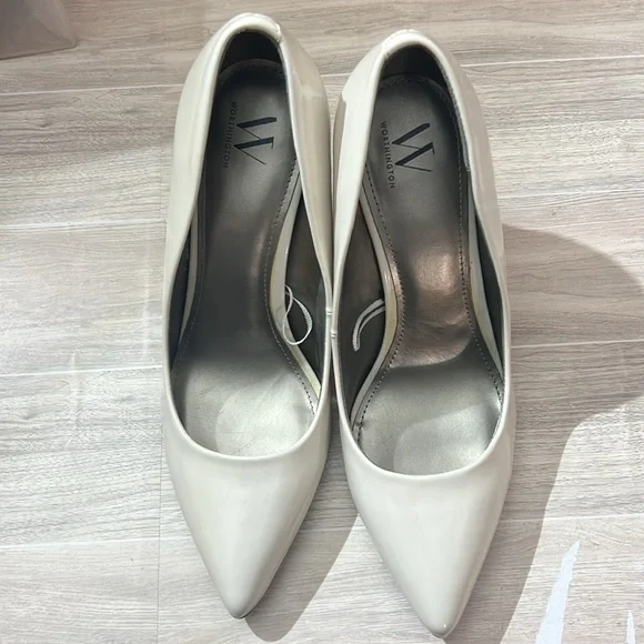 Women’s White High Heels size 11 - Picture 2 of 6